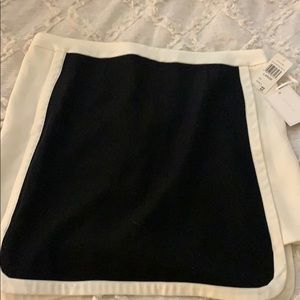 1 state black and white skirt